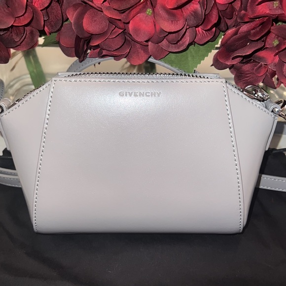 NWT GIVENCHY Nano Antigona Crossbody Bag- GREY - Picture 4 of 11
